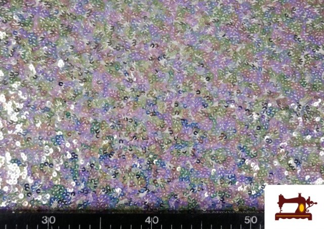 Comprar online Tela de Lentejuelas para Vestuario Multicolor