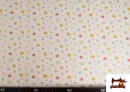 Venta online de Tela de Algodón de Estrellas Multicolor para Patchwork