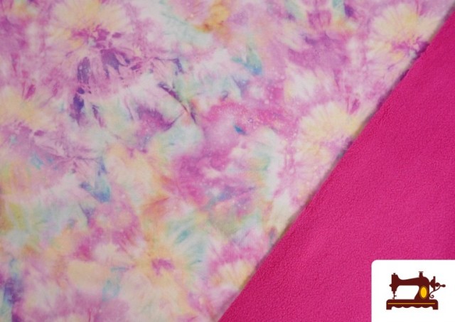 Comprar online Softshell estampado Tie Dye Multicolor