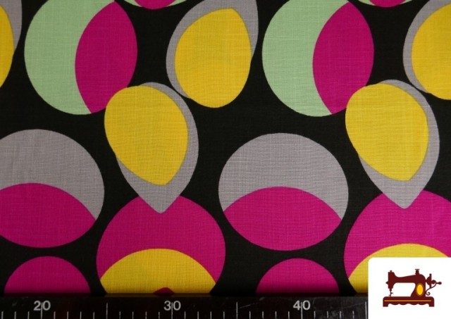 Comprar online Tela de Viscosa Efecto Lino Multicolor