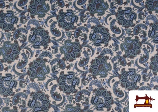 Comprar Tela de Sudadera French Terry Estampado Cachemir Clásico