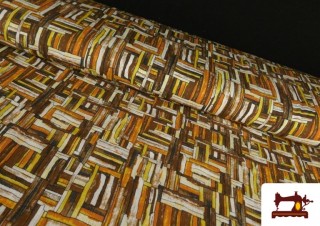 Tela de Viscosa Arrgugada Estampada