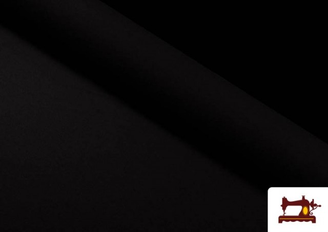 Comprar Tela de Popelín con Lycra para Camisas Ceñidas color Negro