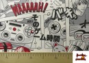 Tela de Algodón Dibujos Anime Ancho Especial 280 cm Sabana