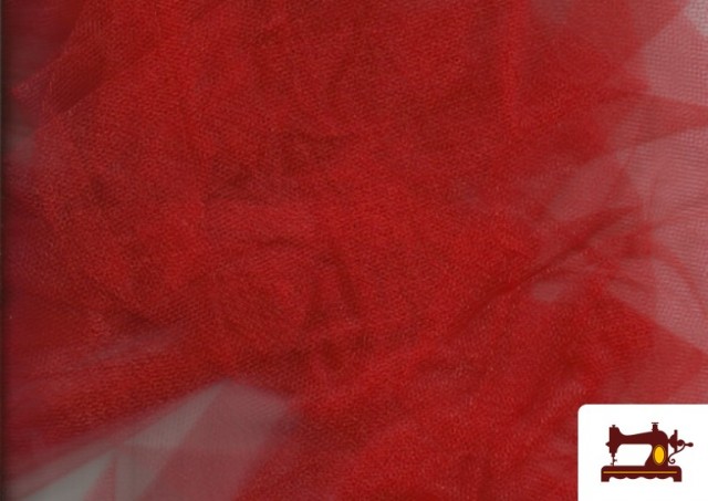Comprar Tela de Tul Ilusion para Eventos y Decoración - Pieza de 35 Metros color Rojo