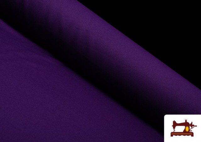 Tela Plana Stretch Economica - Pieza 50 Metros color Morado