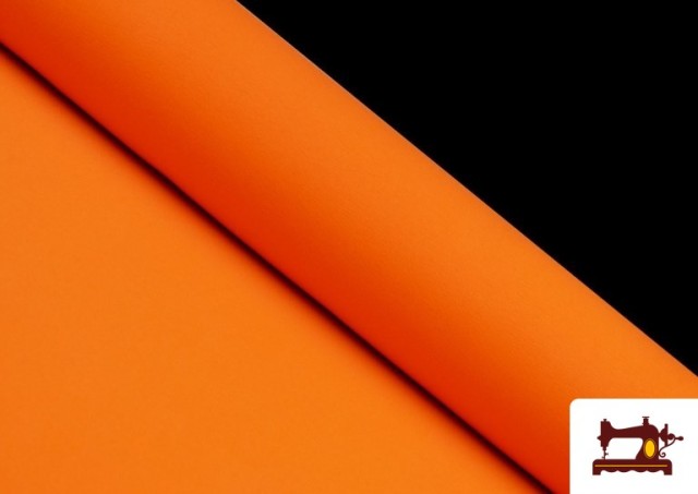 Comprar online Tela Plana Stretch Economica - Pieza 50 Metros color Naranja