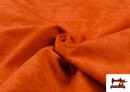 Comprar online Tela de Antelina de Colores - Pieza de 25 Metros color Naranja