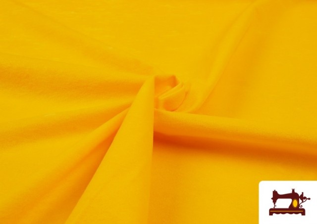 Venta de Tela de Antelina de Colores - Pieza de 25 Metros color Amarillo