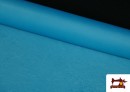 Tela de Antelina de Colores - Pieza de 25 Metros color Azul turquesa