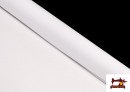 Venta online de Tela Barata de Colores Stretch Ancho Especial 280 cm - Pieza de 25 Metros color Blanco