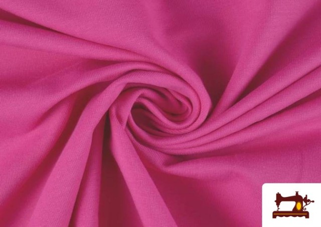 Tela de Sudadera Verano French Terry - Pieza 15 Metros color Rosa