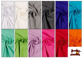 Venta de Tela de Punto de Camiseta de Colores - Pieza de 15 Metros Venta de Tela de Punto de Camiseta de Colores - Pieza de 15 Metros