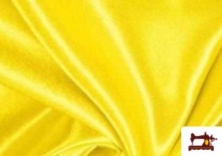 Tela de Raso Barato - Pieza 25 Metros color Amarillo Tela de Raso Barato - Pieza 25 Metros color Amarillo