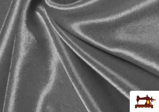 Venta online de Tela de Raso Barato - Pieza 25 Metros color Gris Venta online de Tela de Raso Barato - Pieza 25 Metros color Gris