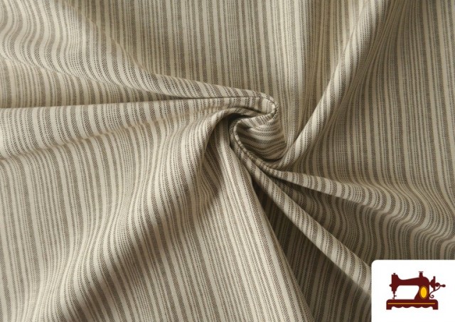 Comprar online Tela de Loneta Rayas Listón