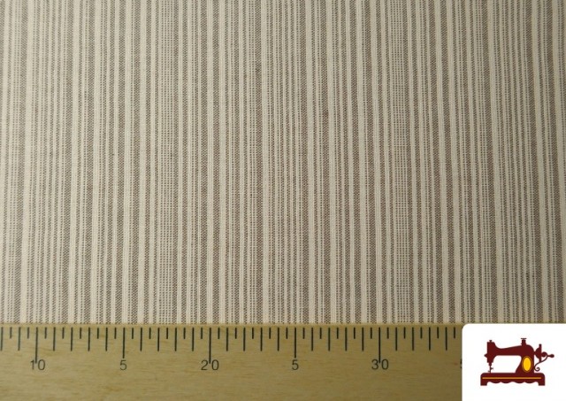 Venta online de Tela de Loneta Rayas Listón
