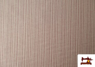 Tela de Loneta Rayas Listón color Rojo