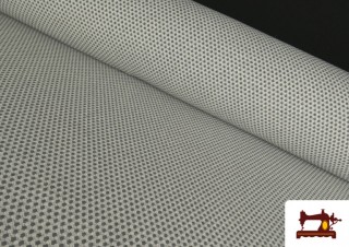 Tela de Tapicería de Gobelino Topitos color Gris