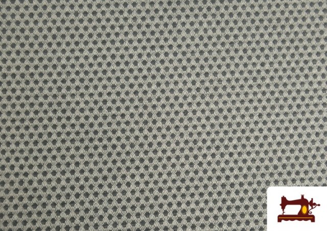 Venta de Tela de Tapicería de Gobelino Topitos color Gris