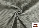 Comprar online Tela de Tapicería de Gobelino Topitos color Gris