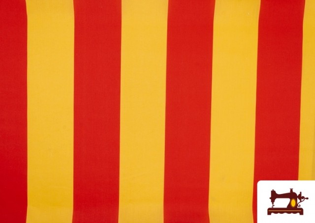 Venta de Tela Bandera Catalana, Senyera - Rollo 50 Metros