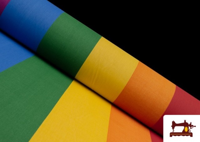 Comprar Pieza de Bandera LGBT+ Gay Arcoiris - Rollo 50 Metros