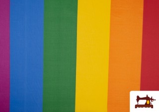 Pieza de Bandera LGBT+ Gay Arcoiris - Rollo 50 Metros Pieza de Bandera LGBT+ Gay Arcoiris - Rollo 50 Metros