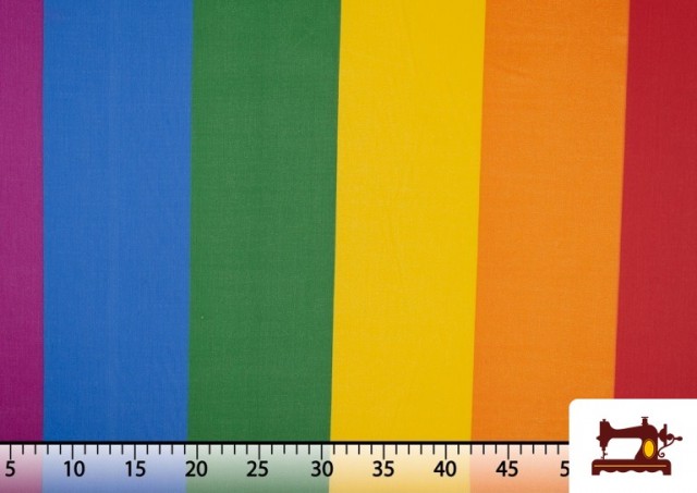Comprar online Pieza de Bandera LGBT+ Gay Arcoiris - Rollo 50 Metros