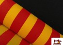 Comprar Pieza de Bandera Catalana, Senyera 40 cm ancho - Rollo 22 Metros