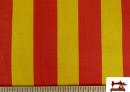 Venta de Pieza de Bandera Catalana, Senyera 40 cm ancho - Rollo 22 Metros