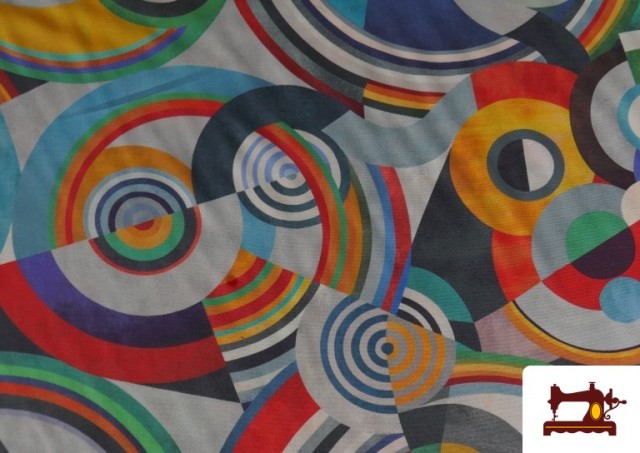 Venta de Tela de Batista de Algodón Estampado Abstracto
