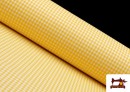 Tela de Cuadros Vichy de Colores - Pieza 15 Metros color Amarillo