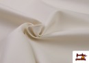 Venta online de Tela Polipiel Colores - Pieza 20 Metros color Blanco
