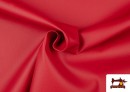 Tela Polipiel Colores - Pieza 10 Metros color Rojo