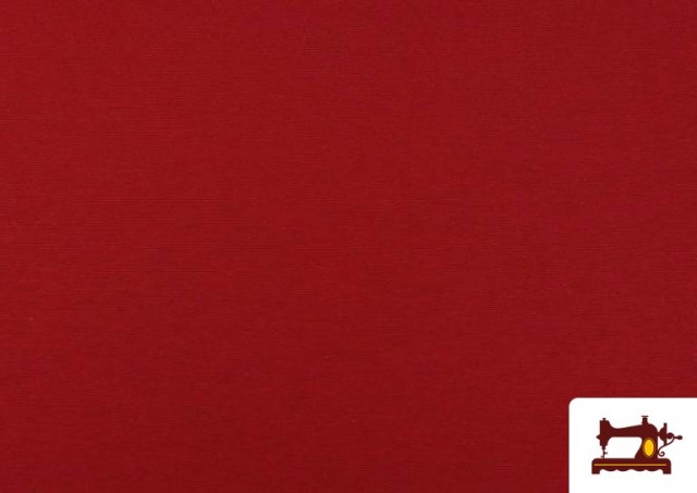 Venta online de Tela de Loneta de Colores - Pieza 10 Metros color Rojo
