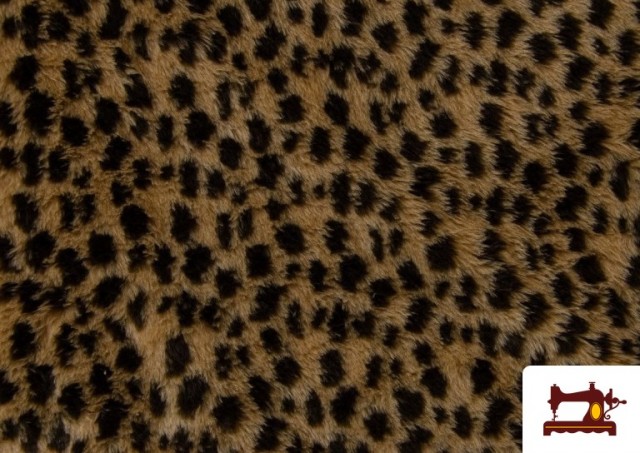 Comprar Tela de Pelo de Leopardo Peluche - Rollo 25 Metros