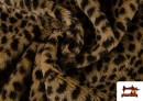 Comprar online Tela de Pelo de Leopardo Peluche - Rollo 25 Metros