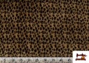Venta online de Tela de Pelo de Leopardo Peluche - Rollo 25 Metros