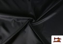 Tela de Forro de Seda Acetato de Colores color Negro