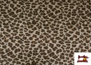 Comprar Tela de Loneta Estampado Leopardo Marrón