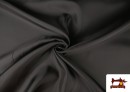 Tela de Forro de Seda Acetato de Colores - Pieza de 25 Metros color Gris oscuro