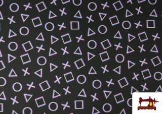 Comprar Softshell estampado Símbolos Playstation