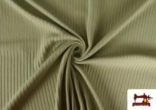 Venta de Tela de Jersey de Punto Rayas Canalé color Pistacho Venta de Tela de Jersey de Punto Rayas Canalé color Pistacho