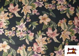 Comprar Tela de Punto Floral Lirios