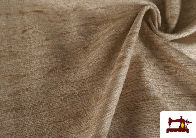 Tela de Seda Natural Rústica color Beige