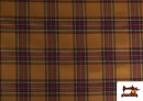 Venta de Tela de Tartan de Cuadros Caqui y Mostaza color Mostaza