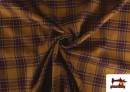 Venta online de Tela de Tartan de Cuadros Caqui y Mostaza color Mostaza