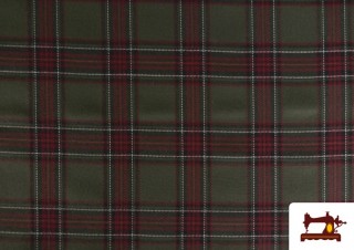 Comprar Tela de Tartan de Cuadros Caqui y Mostaza color Caqui