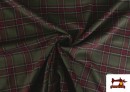 Venta de Tela de Tartan de Cuadros Caqui y Mostaza color Caqui